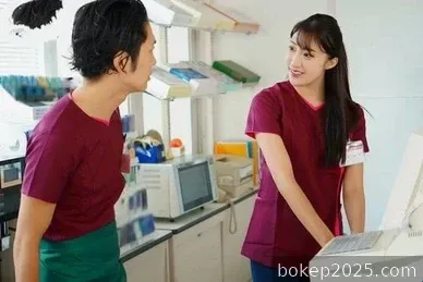Rekan saya memiliki payudara besar